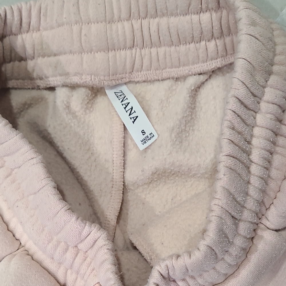 Zenana Outfitters Light Pink Joggers - Picture 3 of 6